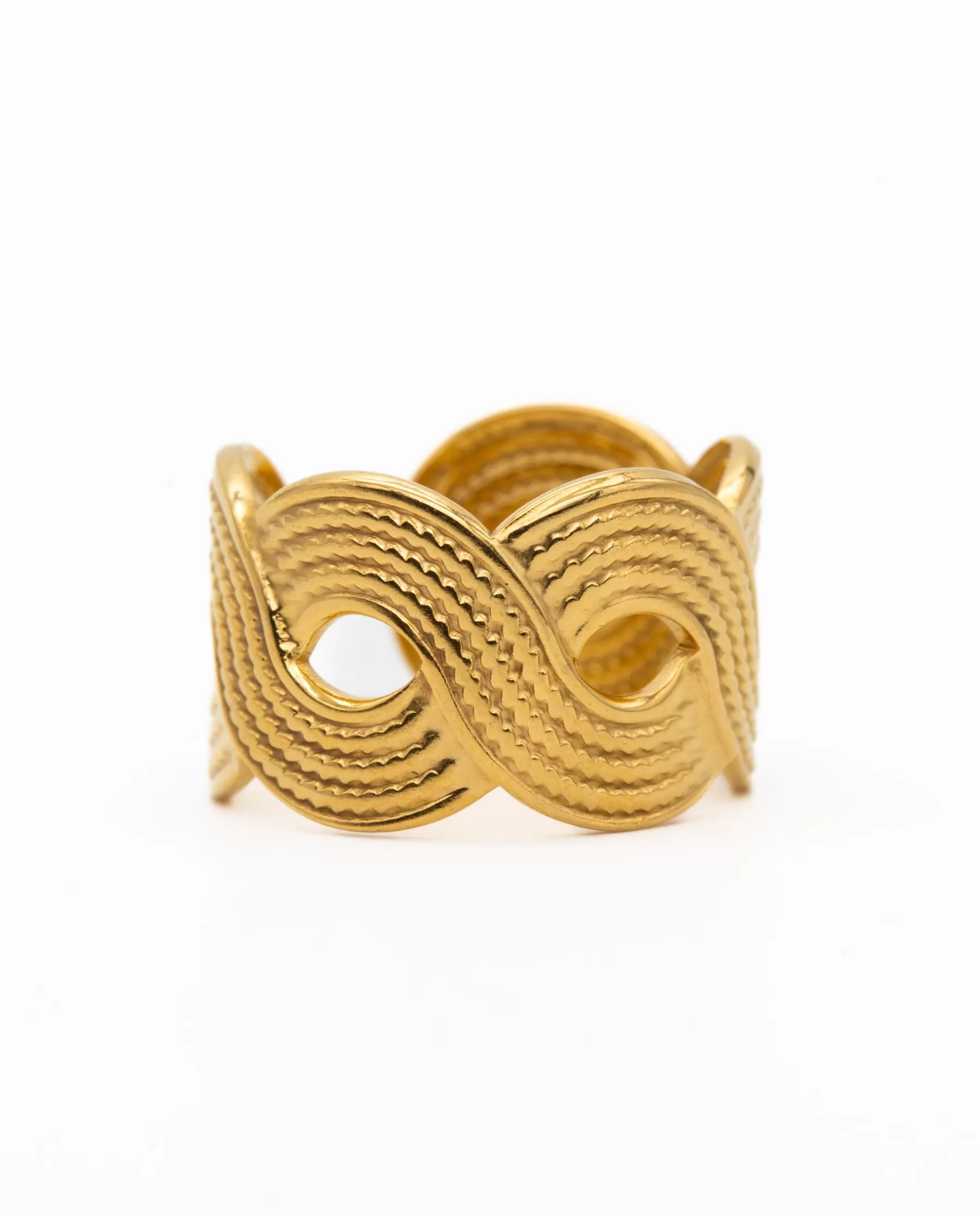 THE-ARE ANILLO BRAIDS · ACERO BAÑO ORO* Anillos