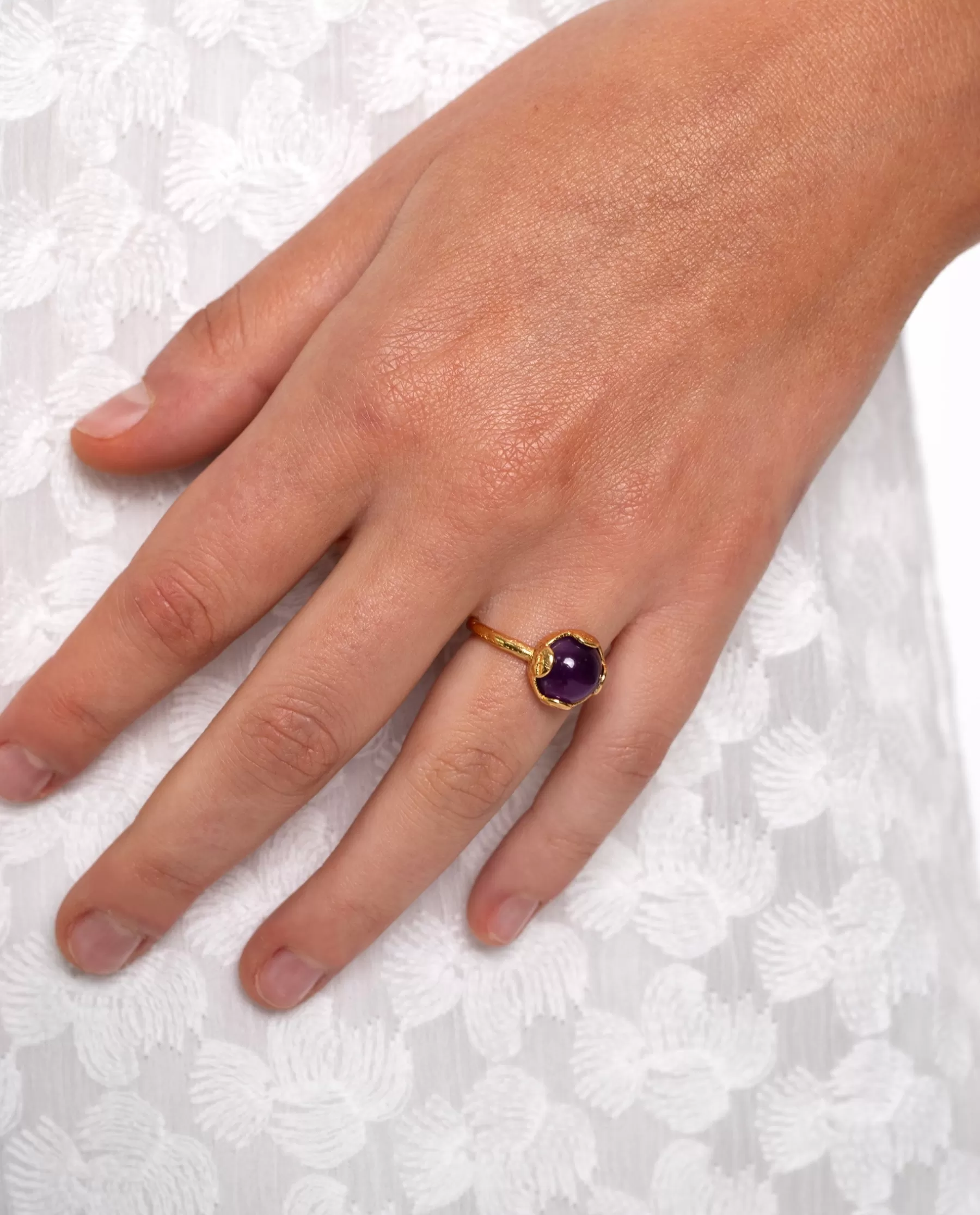 THE-ARE ANILLO REMEDY AMETHYST · BAÑO ORO* Anillos