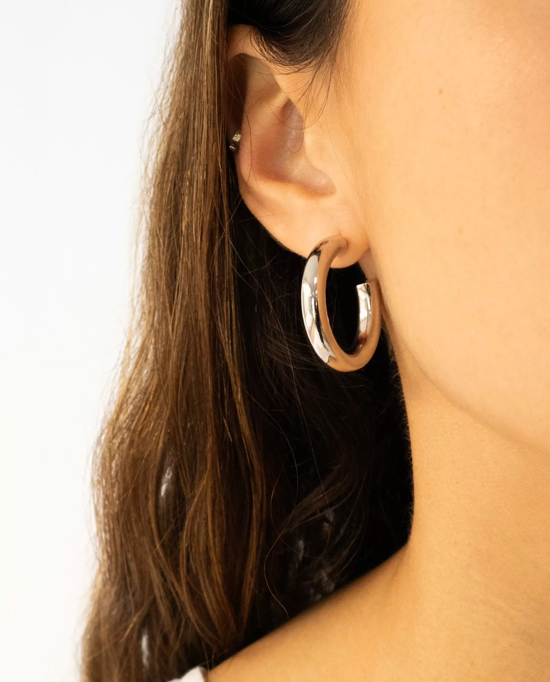 THE-ARE AROS BOLD · PLATEADO* Pendientes