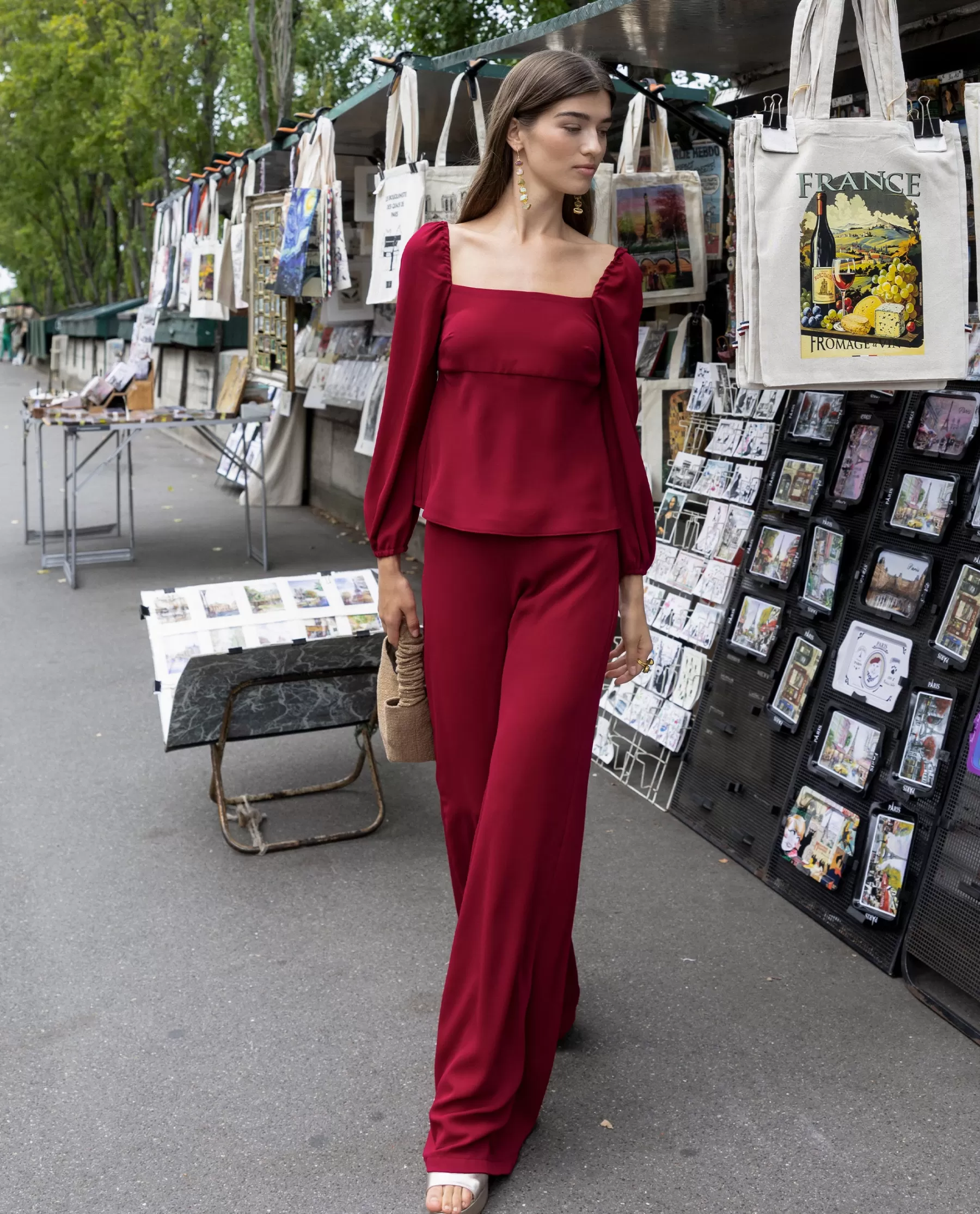 THE-ARE BLUSA FELICE · ROJO* Tops | Blusas Y Camisas