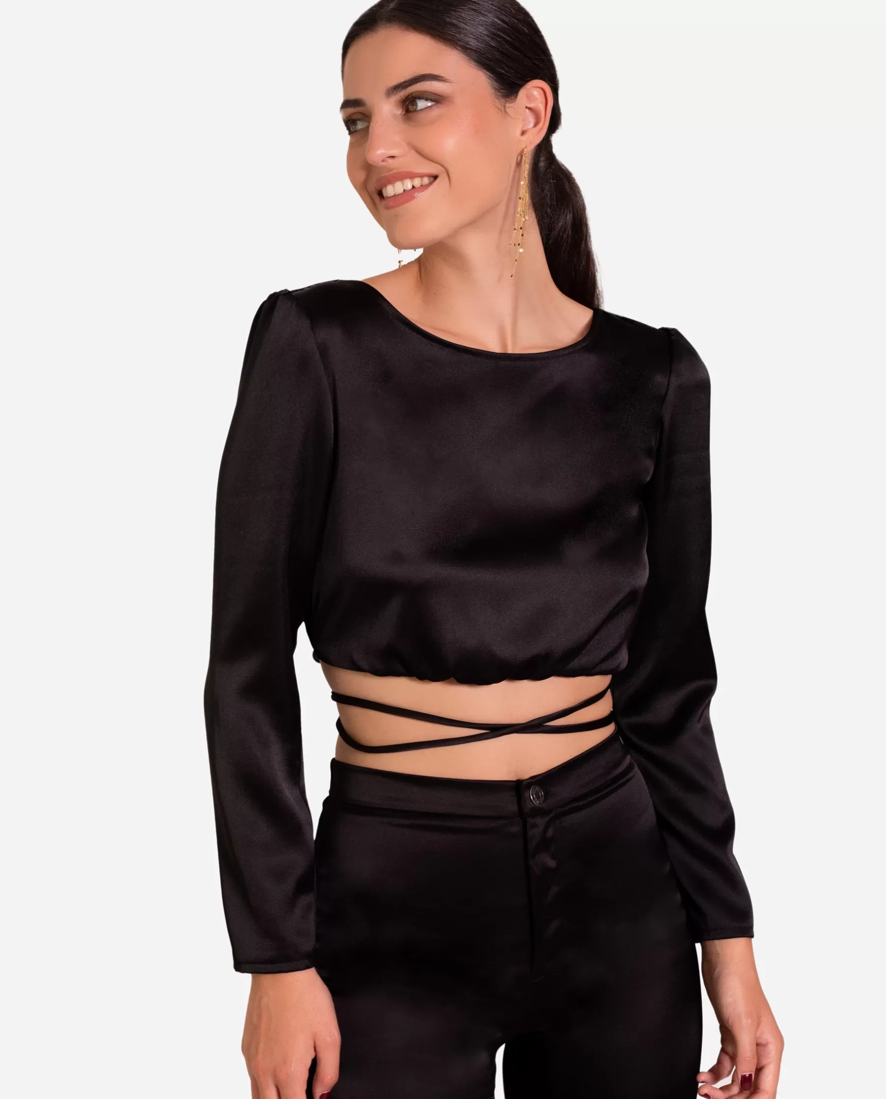 THE-ARE BLUSA MAKE AN IMPACT · NEGRO* Tops | Blusas Y Camisas