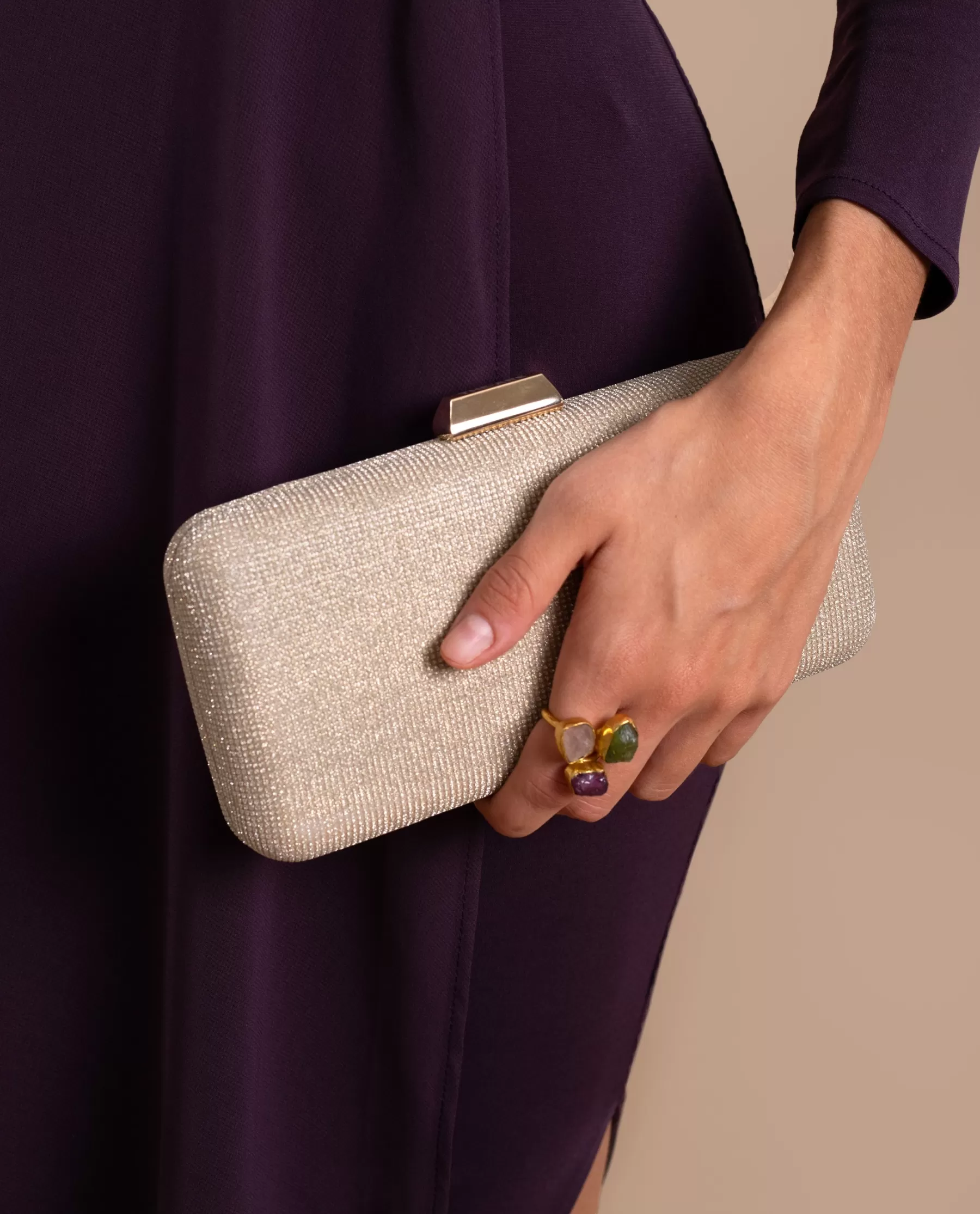 THE-ARE CLUTCH SPARKS · DORADO* Bolsos De Mano