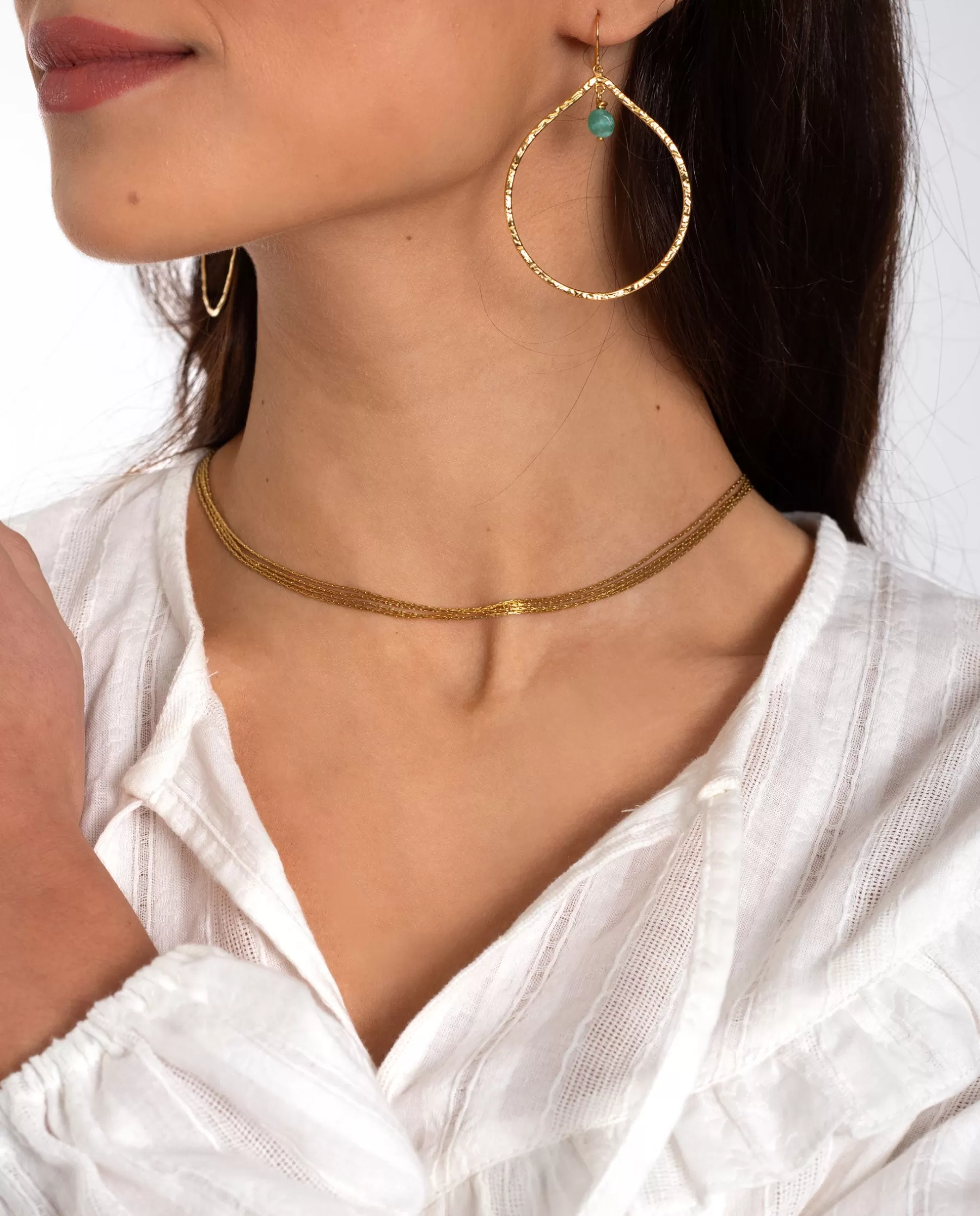 THE-ARE COLLAR ALL ALONG · ACERO BAÑO ORO* Collares