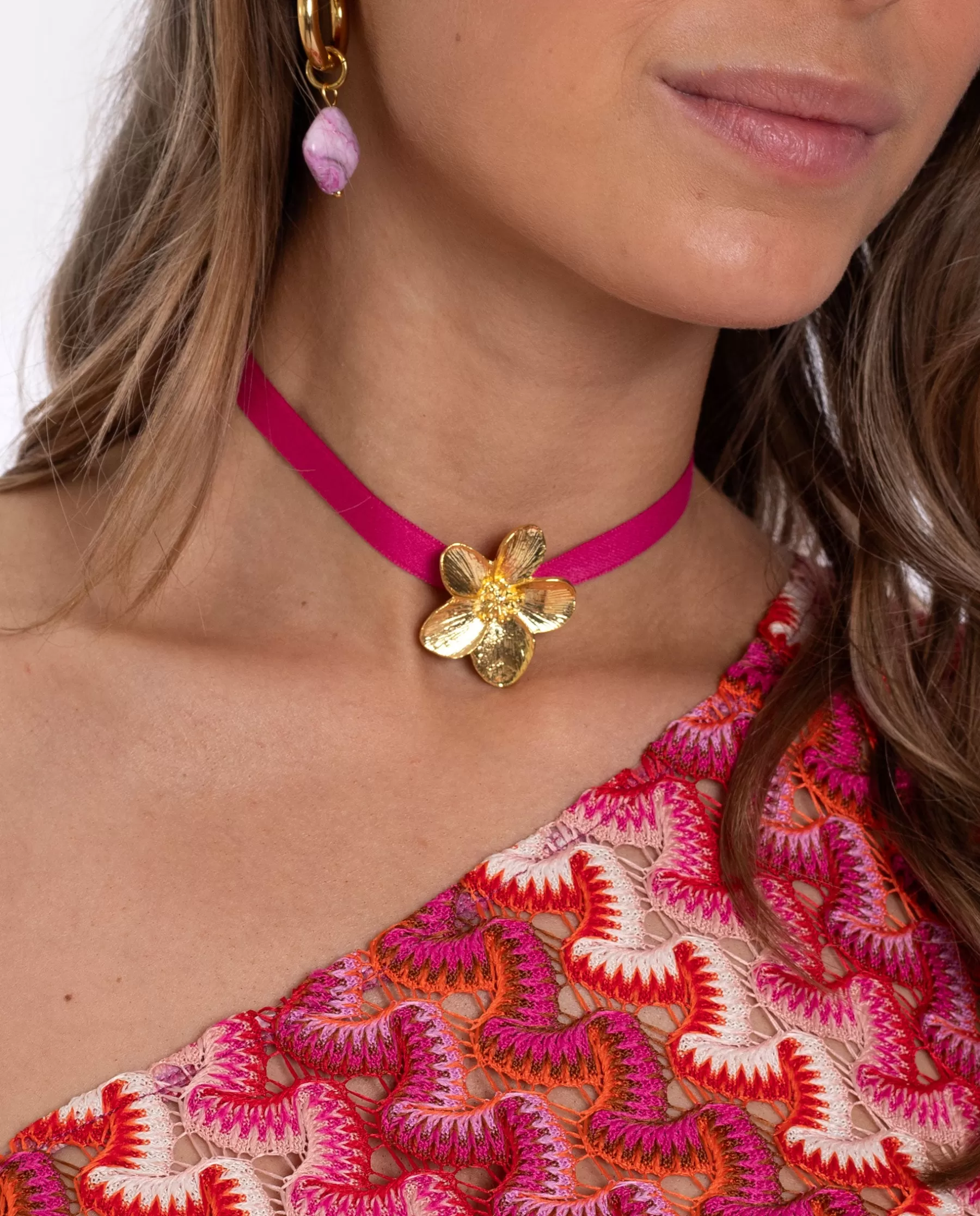 THE-ARE COLLAR CEREZO · BAÑO ORO* Collares