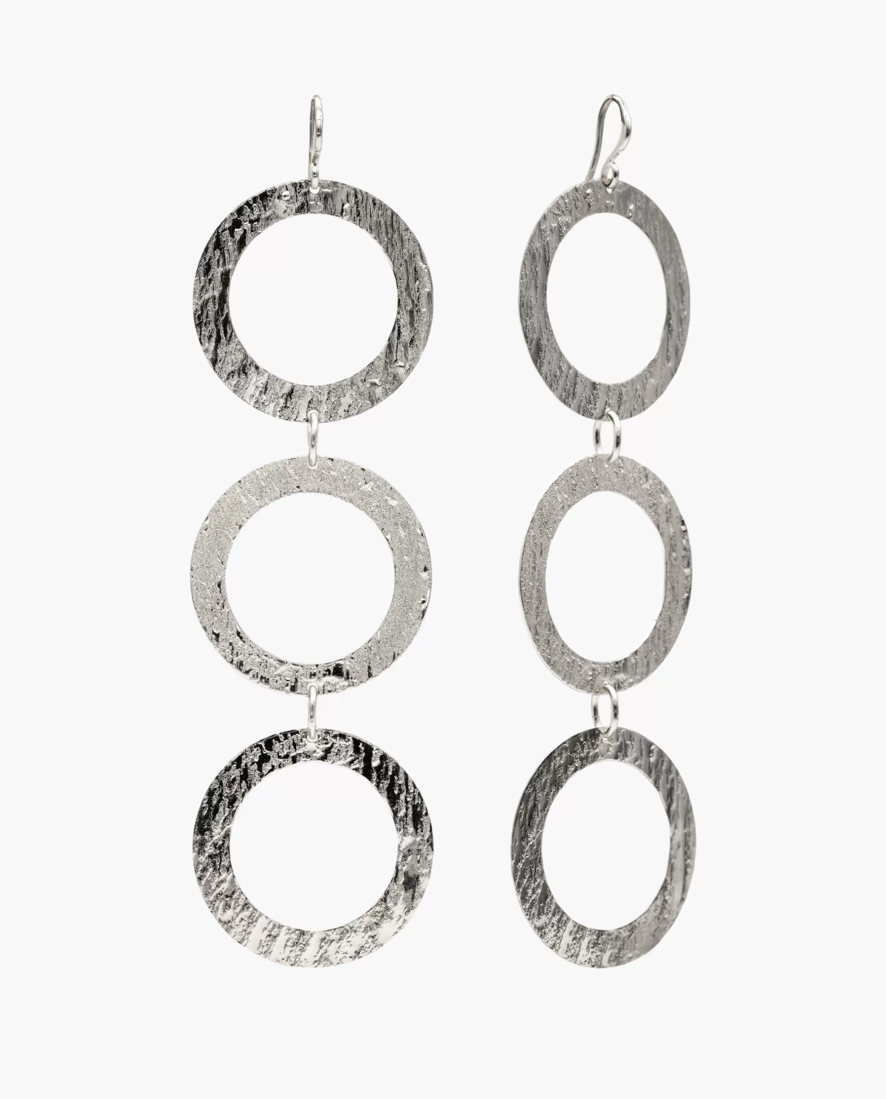 THE-ARE PENDIENTES CIRCLE SAND · BAÑO PLATA* Pendientes