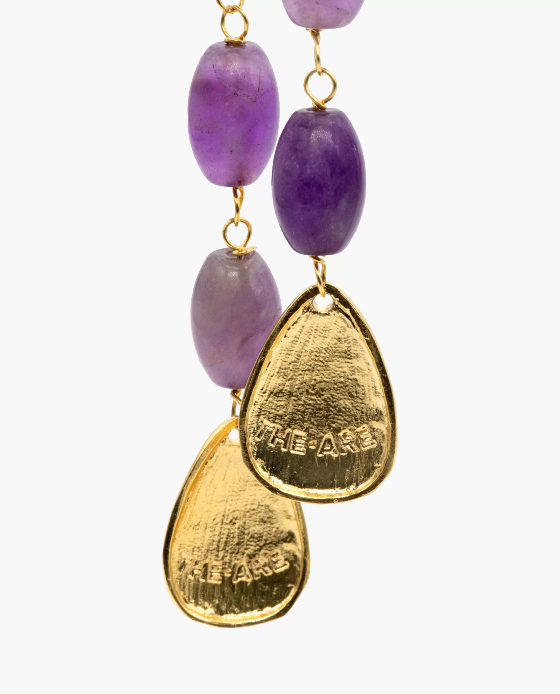 THE-ARE PENDIENTES DREAM DUO AMETHYST · BAÑO ORO* Pendientes