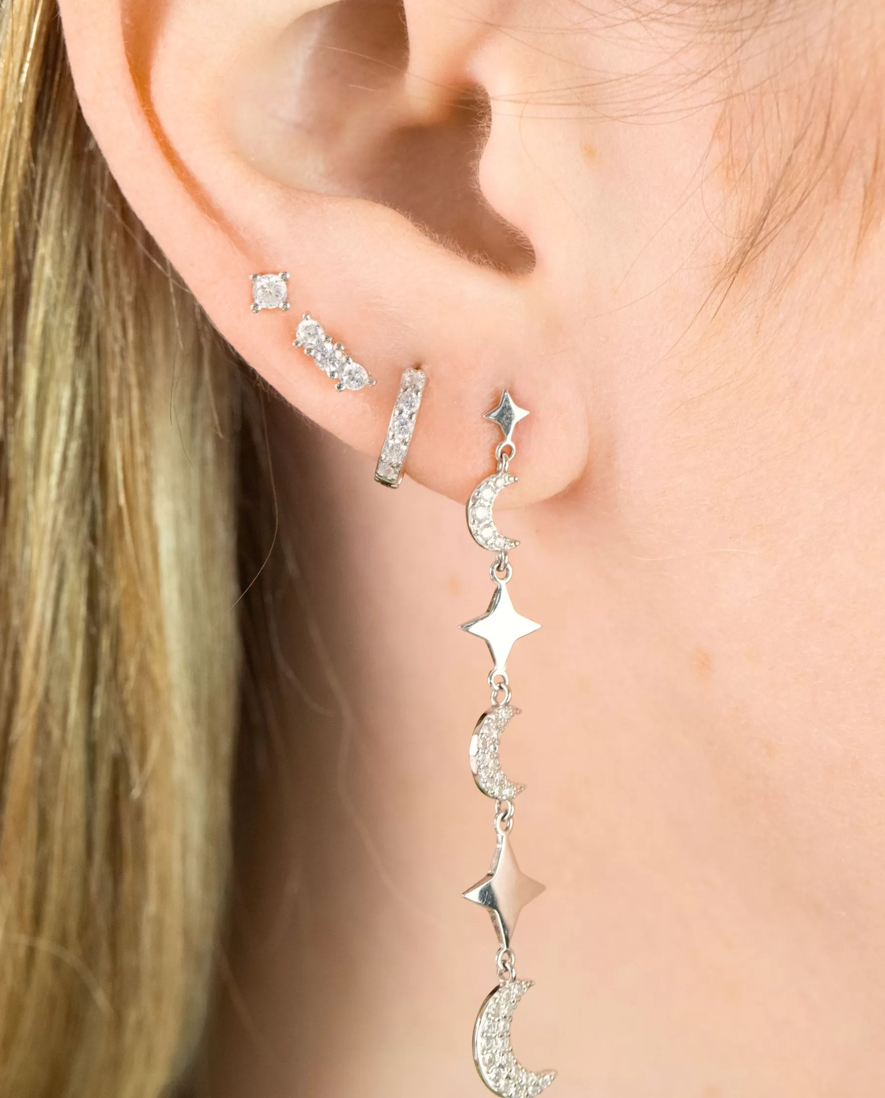 THE-ARE PIERCING ARO SPARKLES · PLATA* Pendientes Sueltos | Pendientes