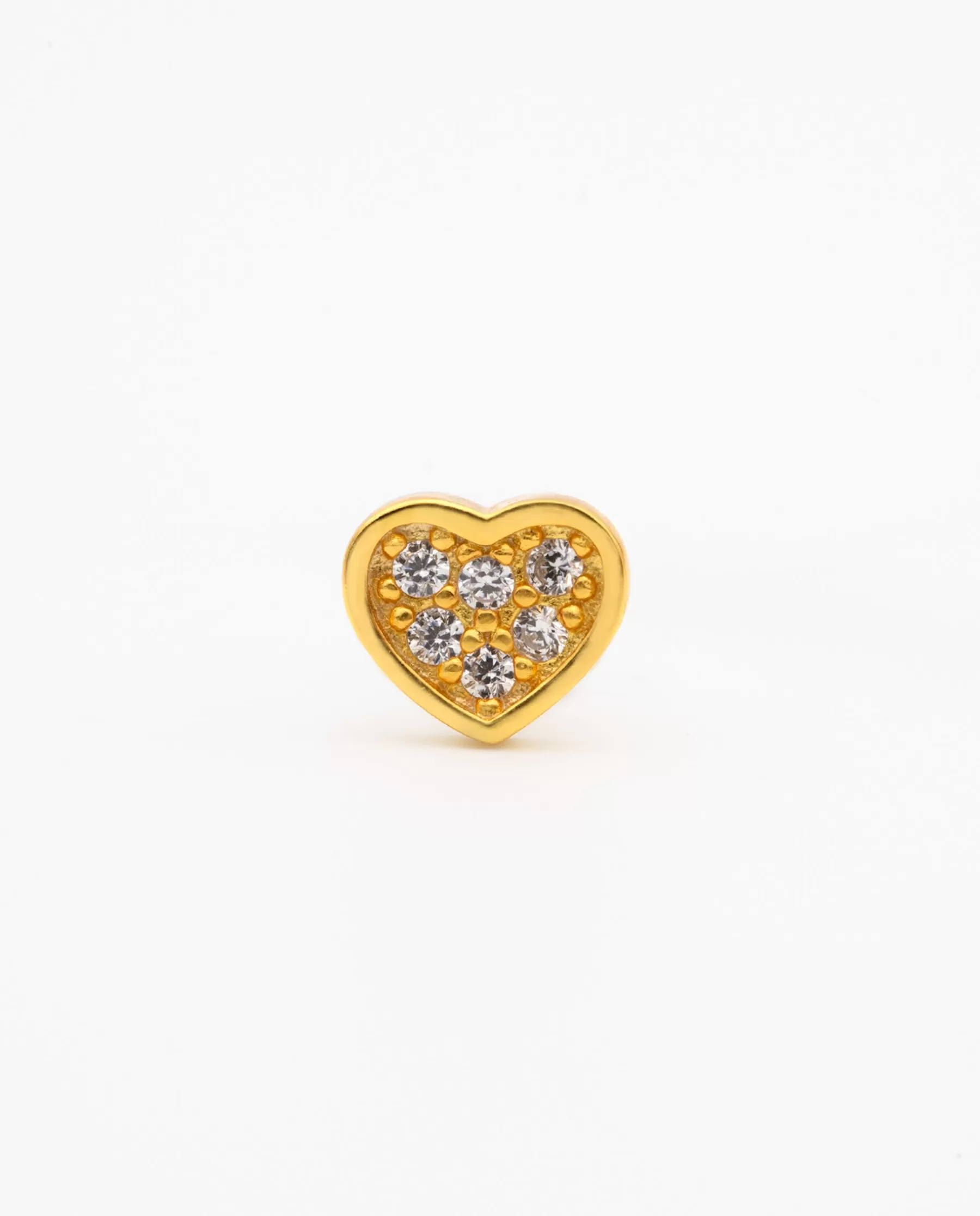 THE-ARE PIERCING HEART SPARKS · PLATA BAÑO ORO* Pendientes Sueltos | Pendientes