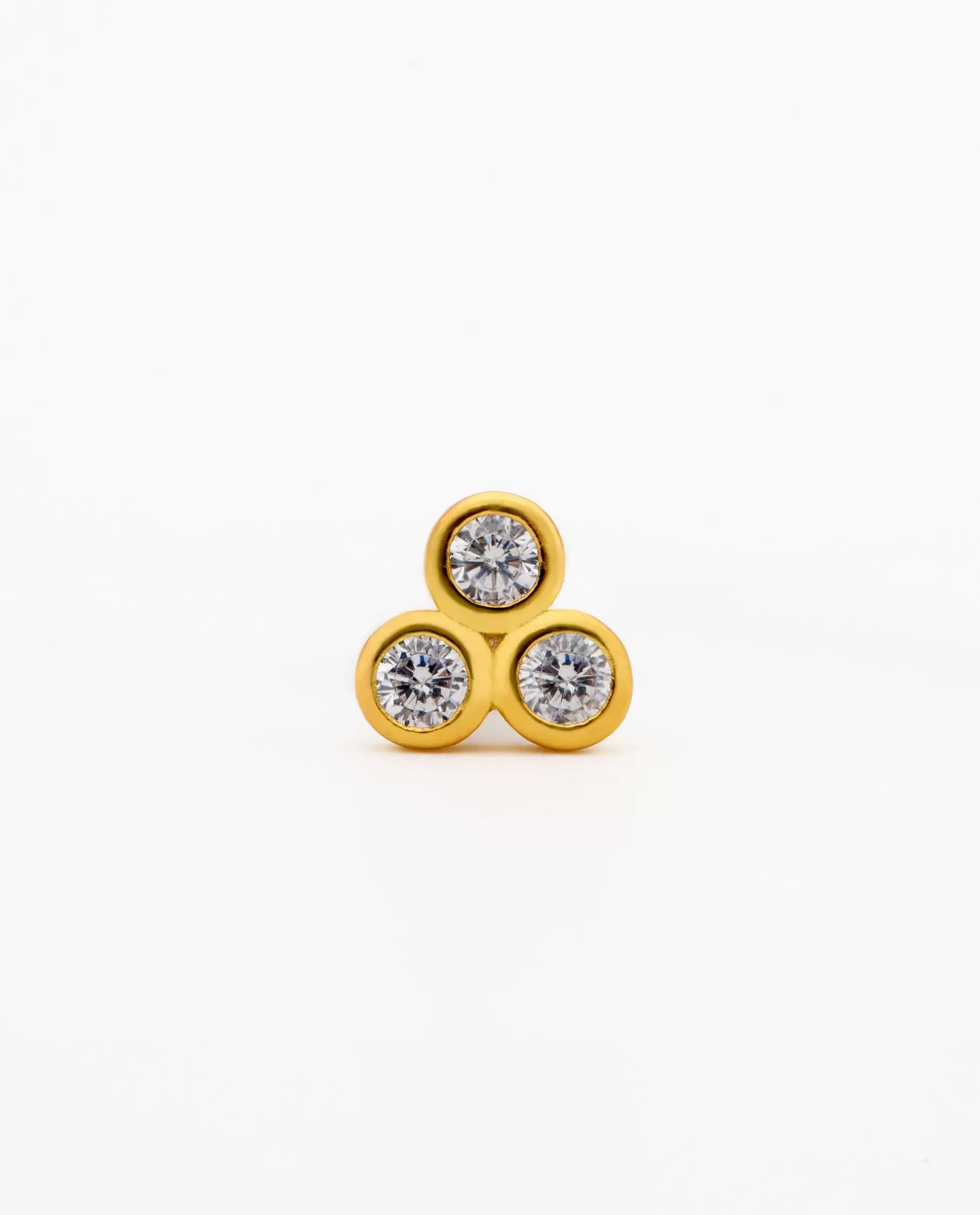 THE-ARE PIERCING TRIO SPARK · PLATA BAÑO ORO* Pendientes Sueltos | Pendientes