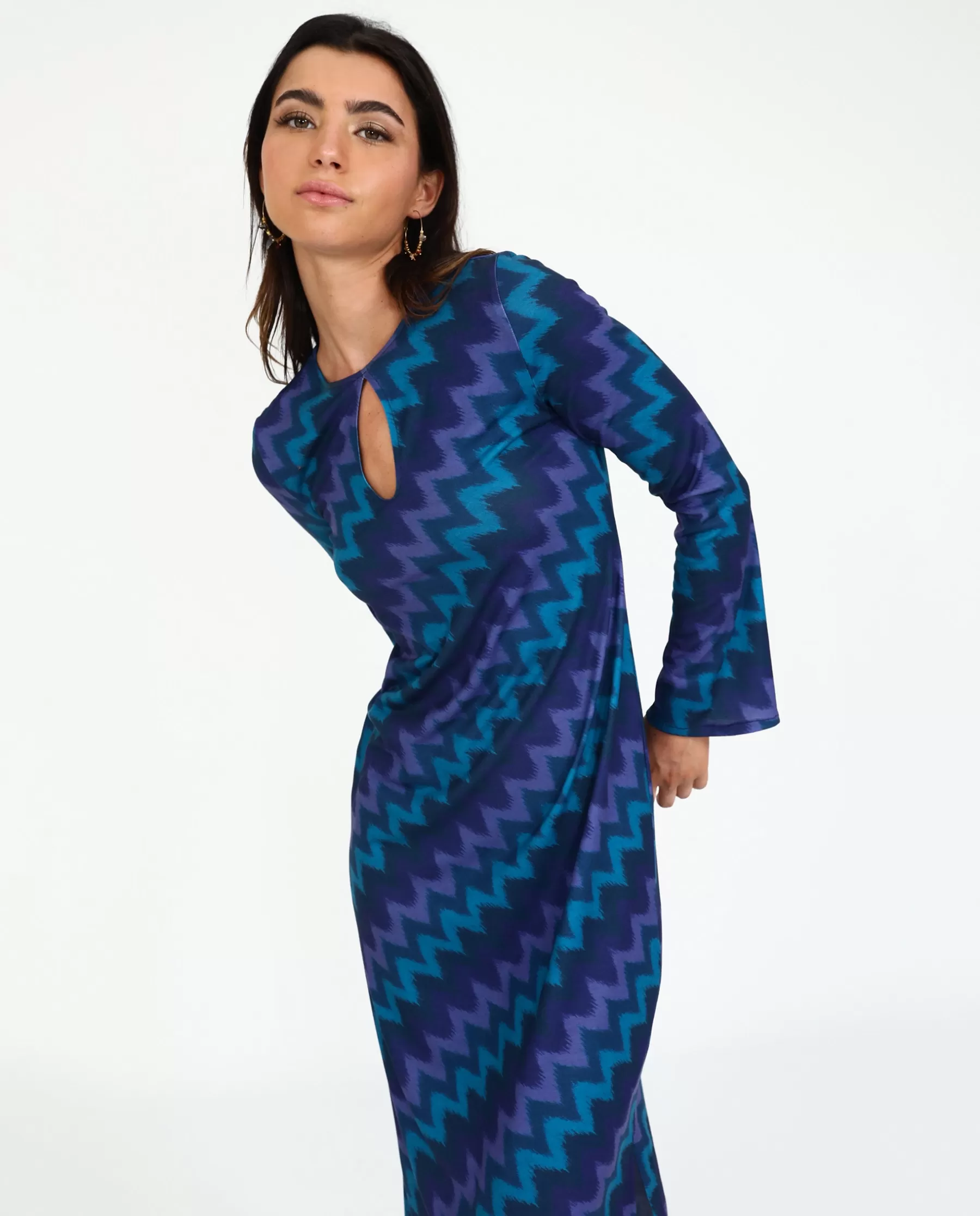 THE-ARE VESTIDO DECISIONS · ZIGZAG AZUL* Vestidos