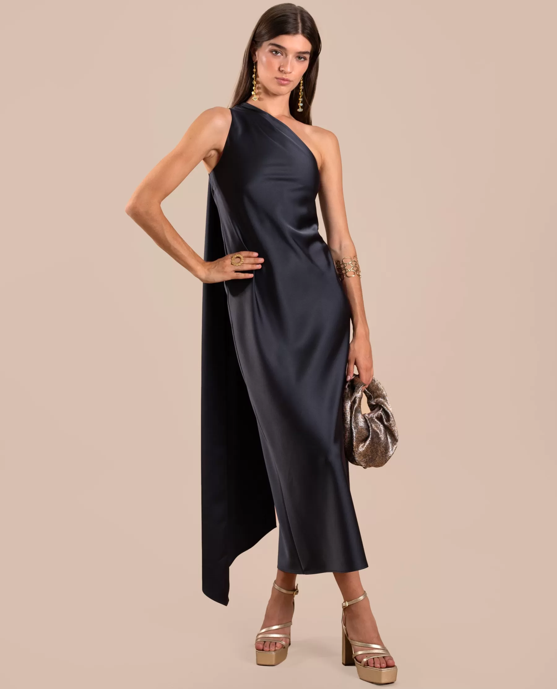 THE-ARE VESTIDO MRS. ABRIL · GRIS* Vestidos