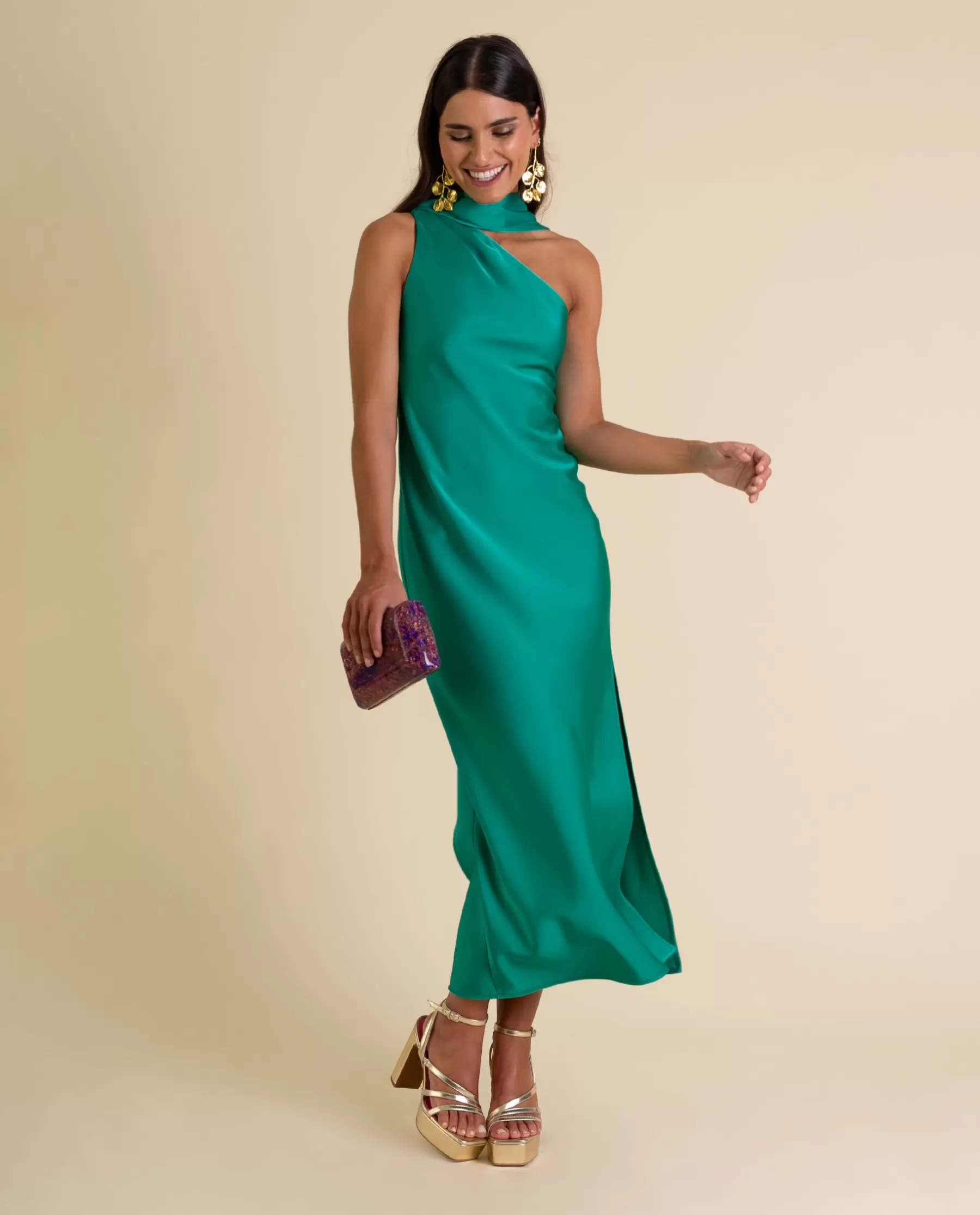 THE-ARE VESTIDO MRS. ABRIL · VERDE* Vestidos