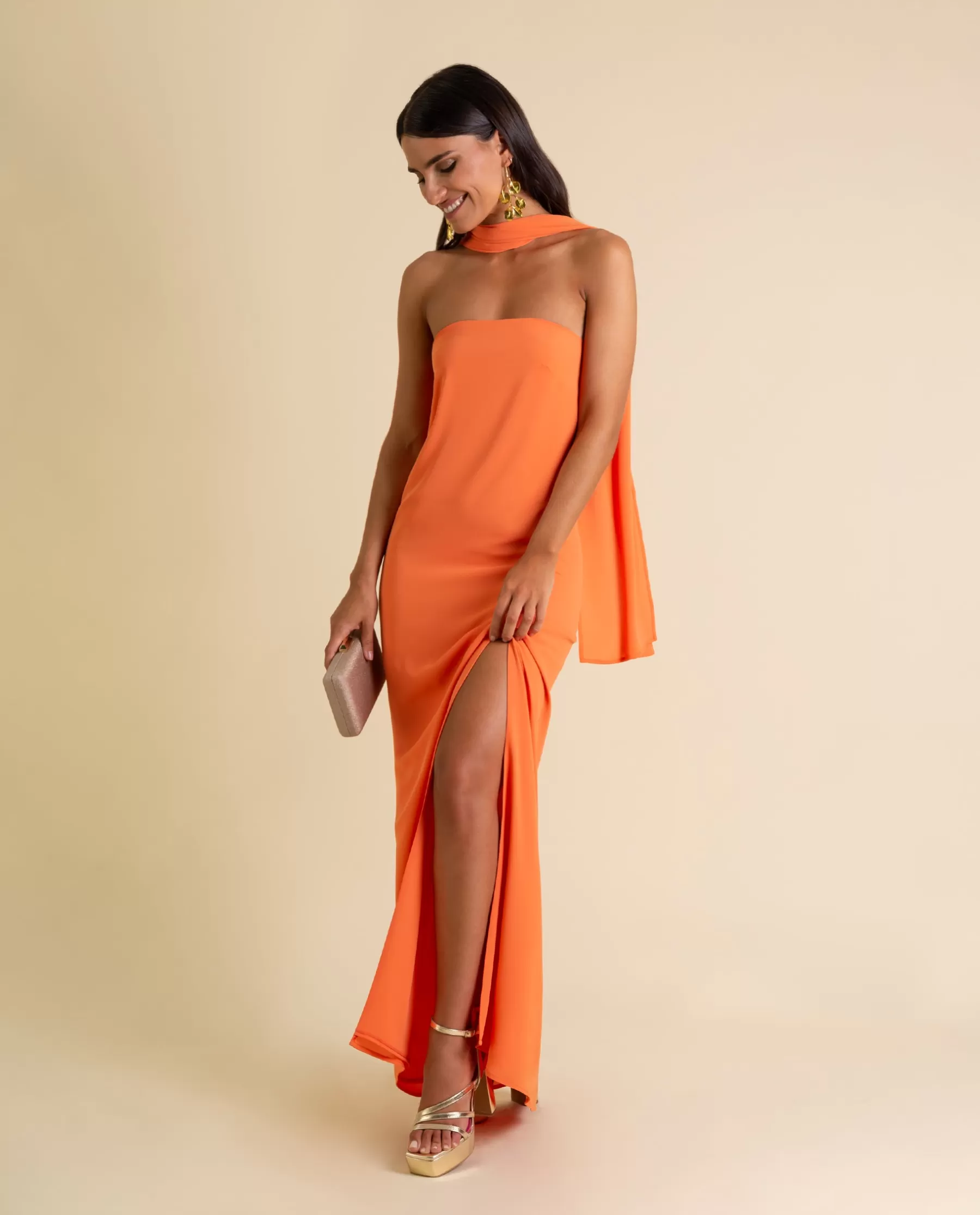 THE-ARE VESTIDO MRS. ARTEAGA · NARANJA* Vestidos