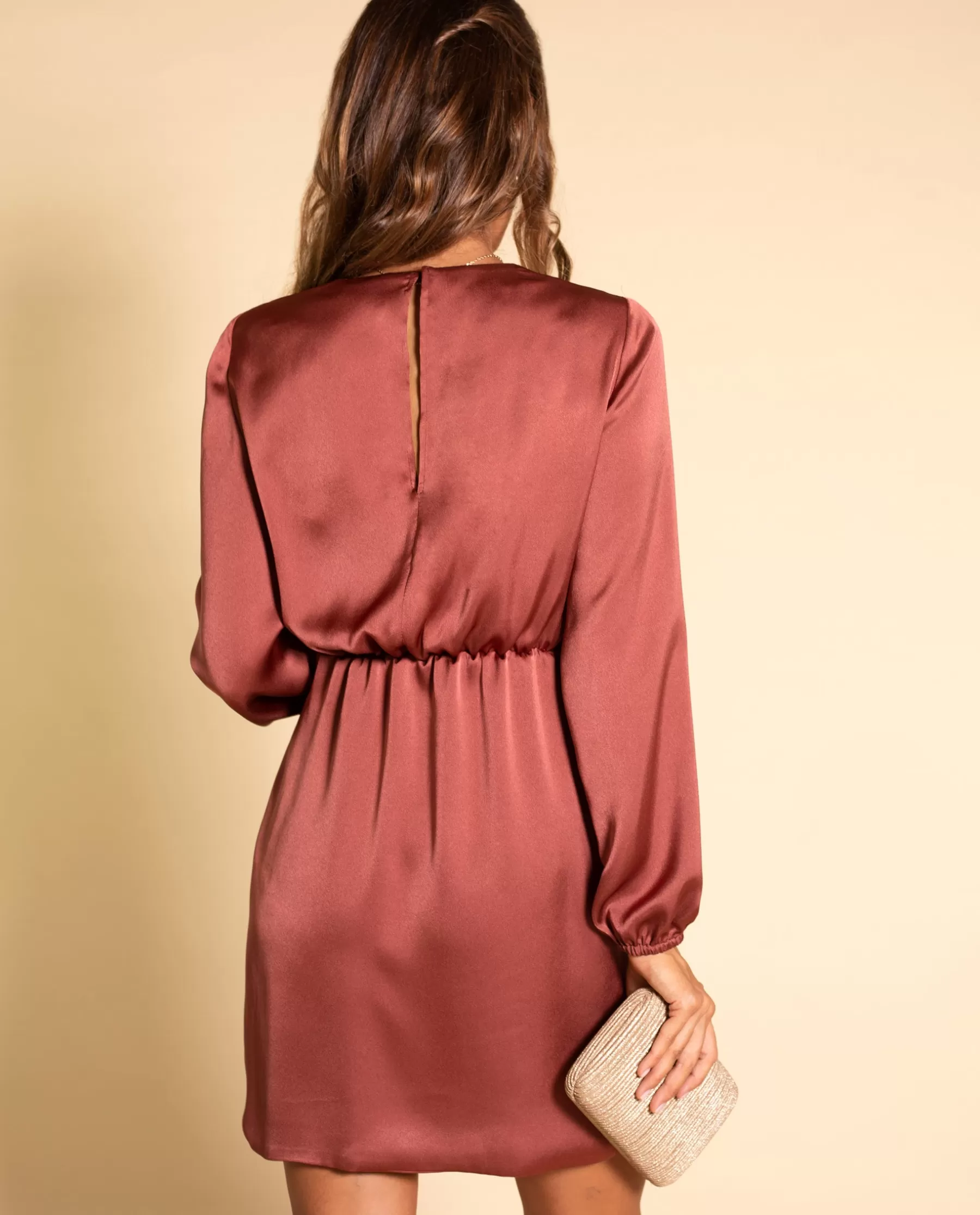 THE-ARE VESTIDO MRS BAILEY · COBRE* Vestidos