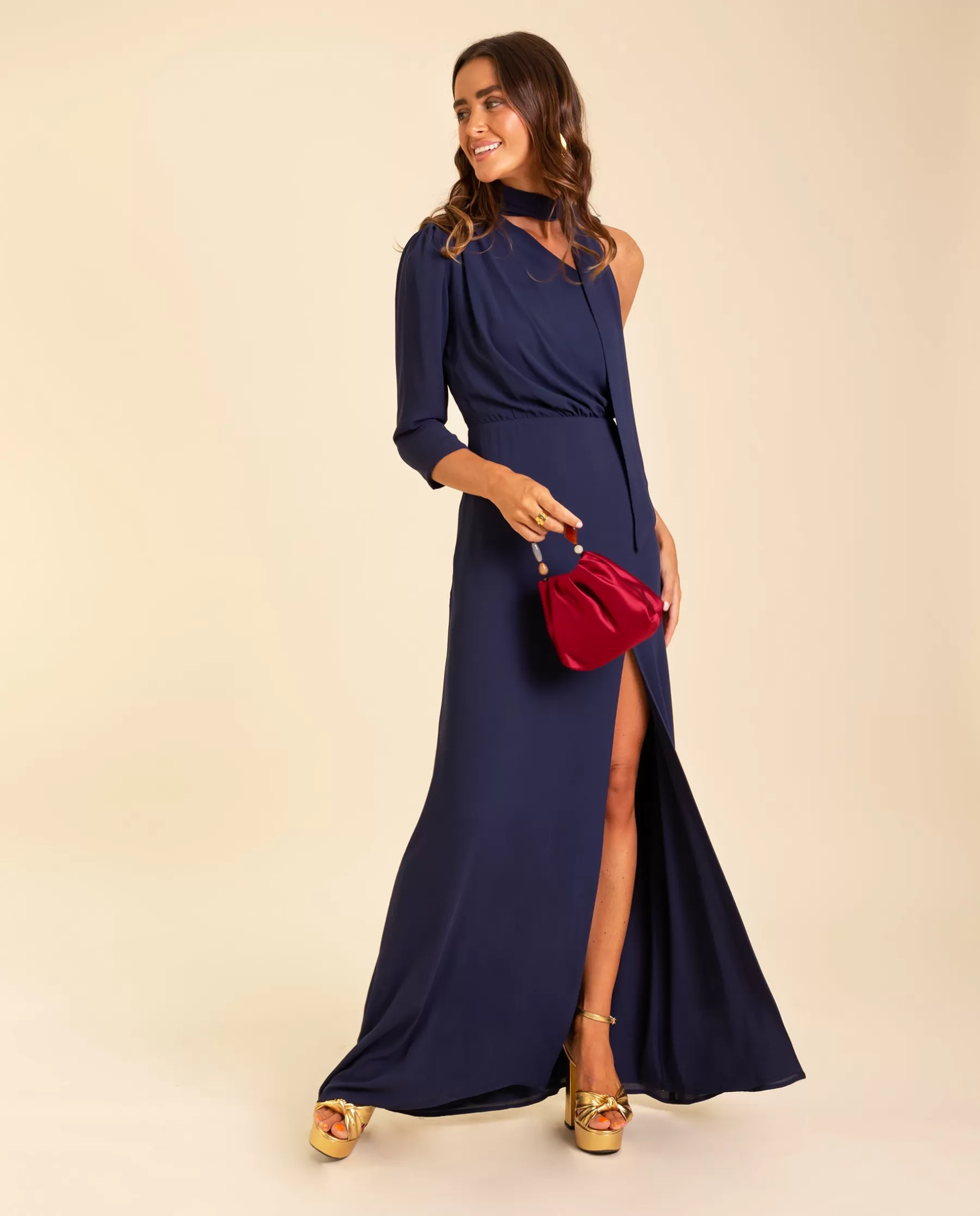 THE-ARE VESTIDO MRS. LOZANO · AZUL MARINO* Vestidos