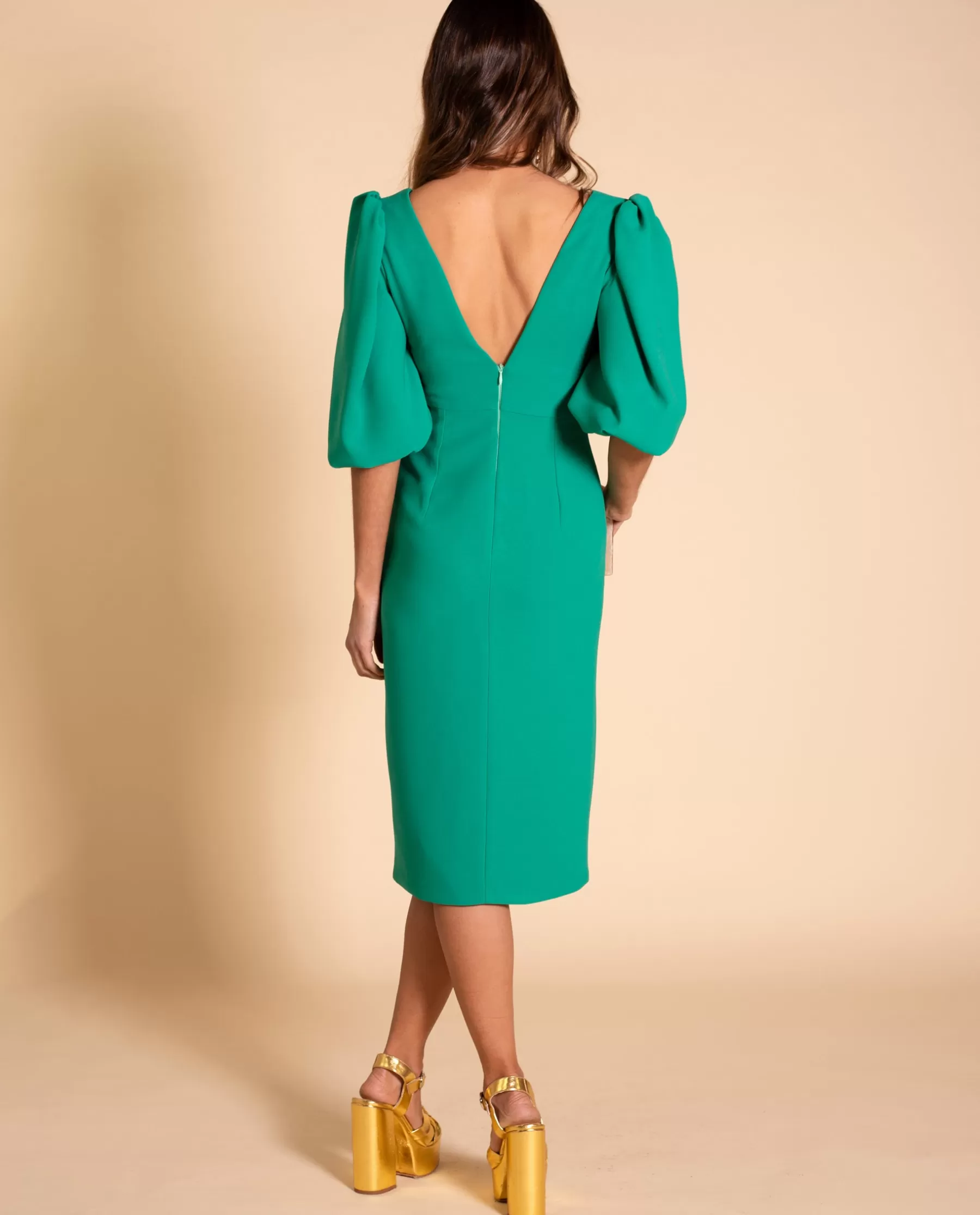 THE-ARE VESTIDO MRS. RHODES · VERDE* Vestidos