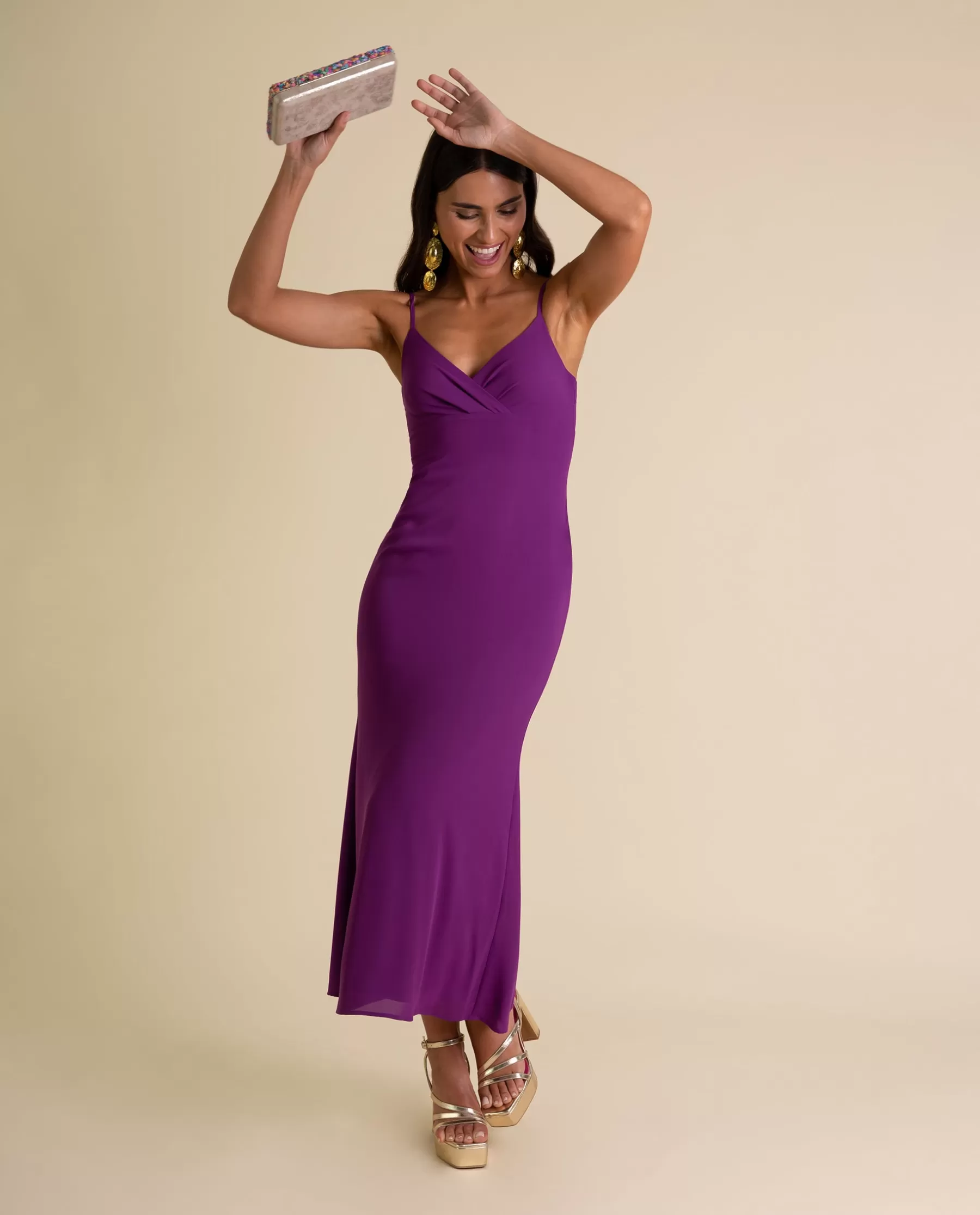 THE-ARE VESTIDO MRS. SANTAELLA · MORADO* Vestidos