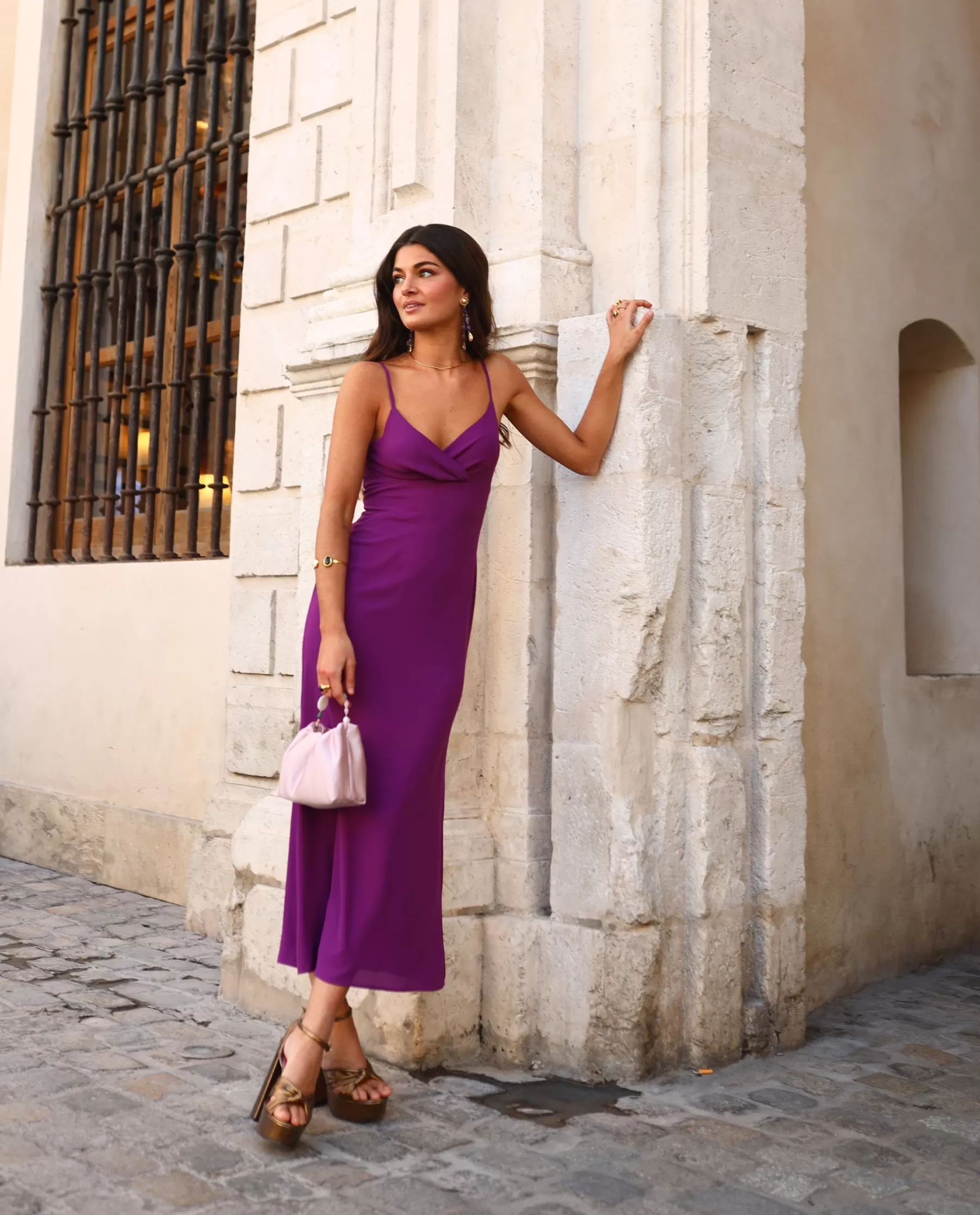 THE-ARE VESTIDO MRS. SANTAELLA · MORADO* Vestidos