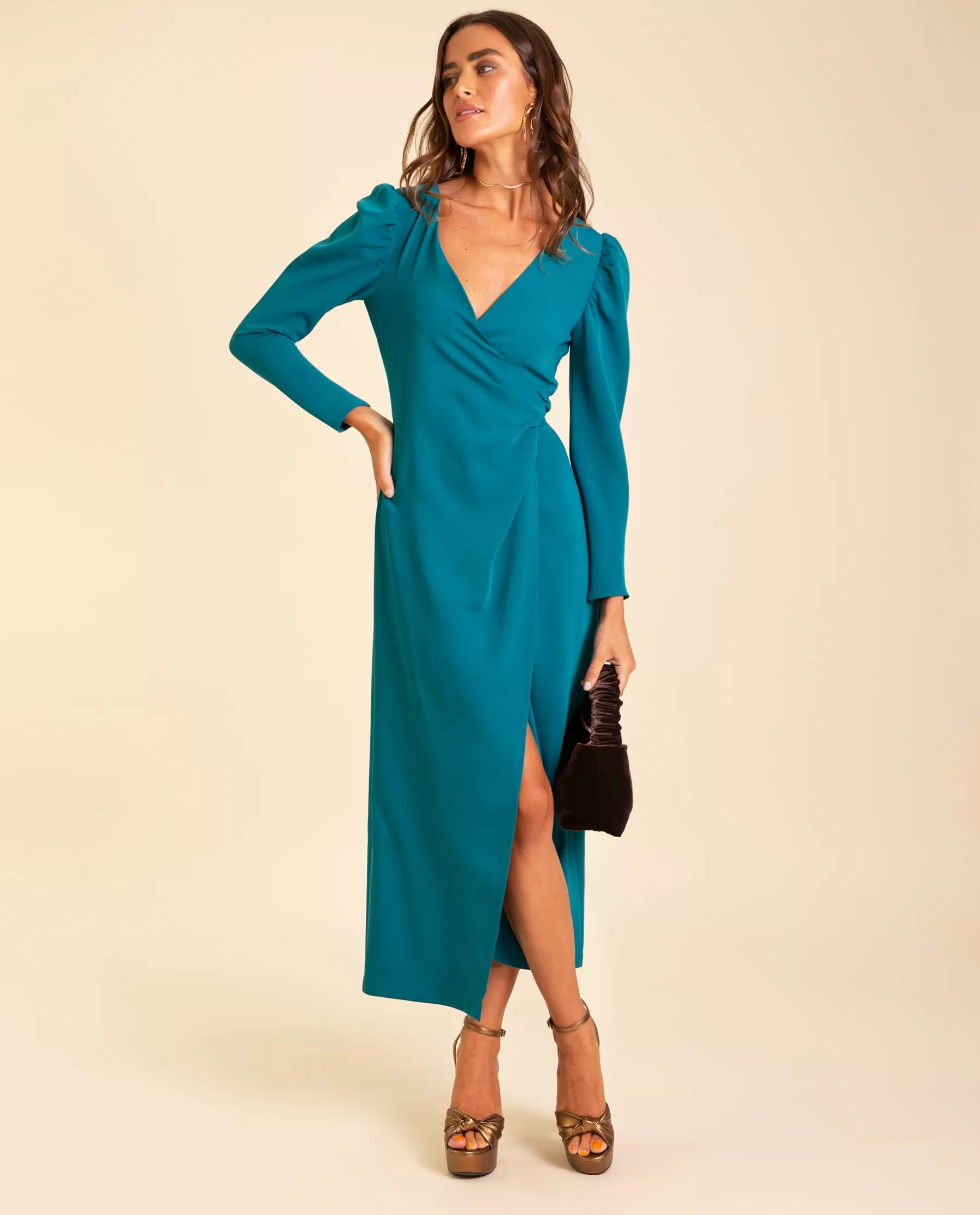 THE-ARE VESTIDO MRS THOMPSON · VERDE BOTELLA* Vestidos