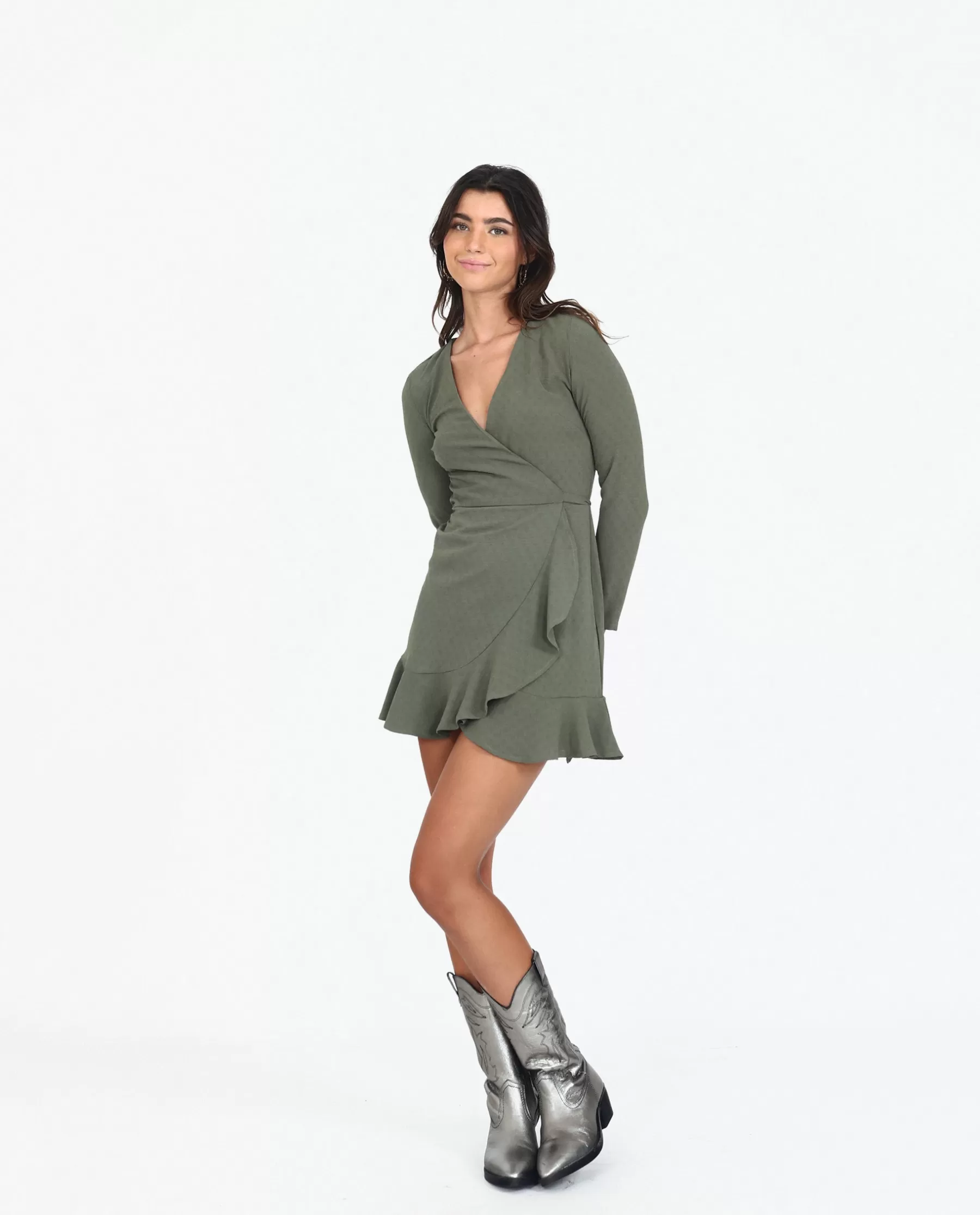 THE-ARE VESTIDO STORY OF MY LIFE · VERDE MILITAR* Vestidos